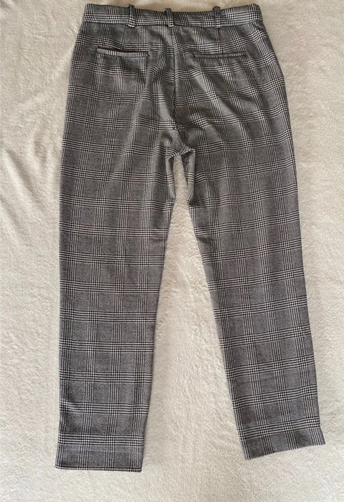 Pantalon Mango noir et blanc à carreaux taille 36 - photo numéro 14
