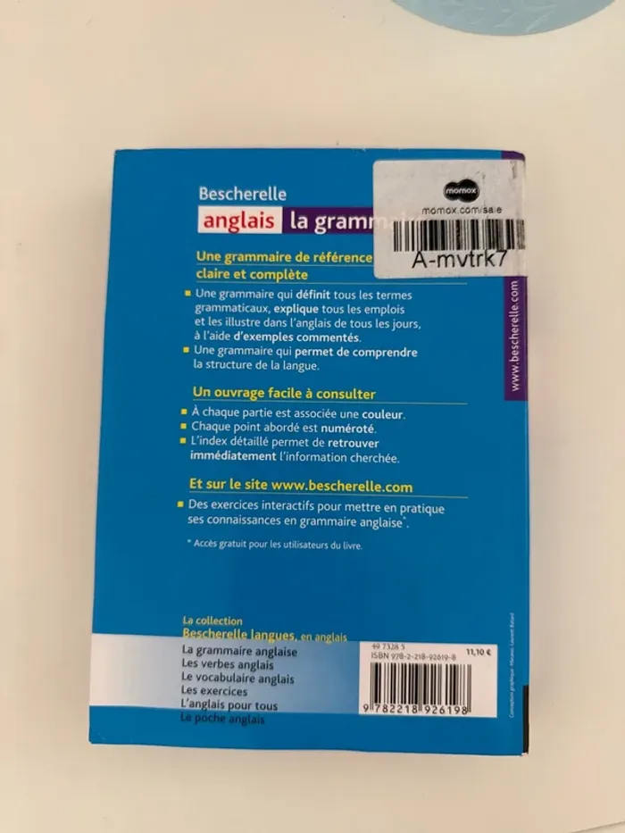 Livre Bescherelle anglais la grammaire - photo numéro 3