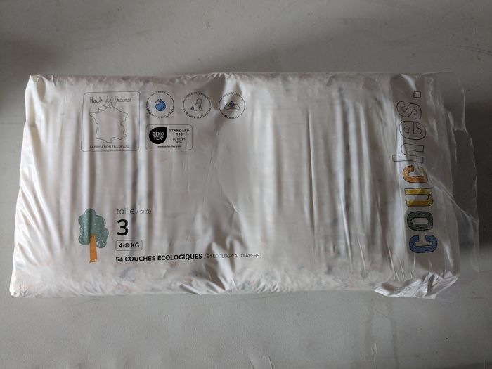 Paquet de couche la marque en moins T3