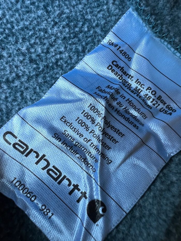 Gilet veste Polaire Sans Manches Carhartt Gris – Taille S - photo numéro 12
