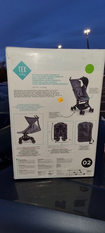 Poussette tax baby valeur 220e