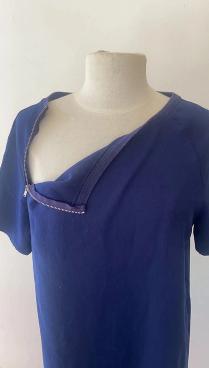 Robe t-shirt bleue American Vintage - photo numéro 5
