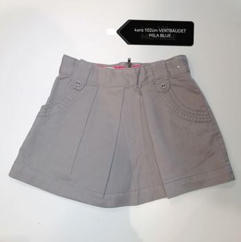 Jupe grise en coton MILA blue 4ans 102cm