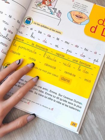 Guide de lecture transparent jaune
