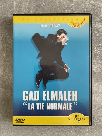 DVD spectacle humour, comique Gad Elmaleh, la vie normale en français.