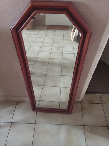 Miroir mural - Cadre en bois