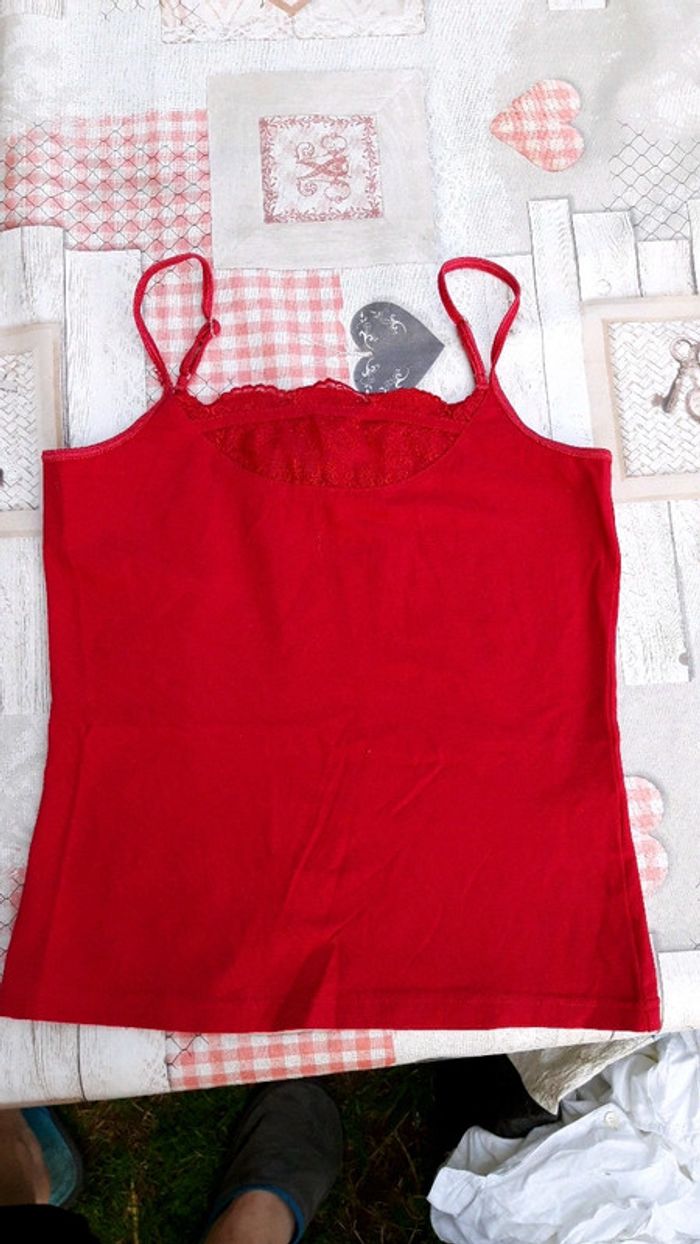 Top rouge t S - photo numéro 2