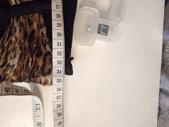 Pantalon noir avec foulard Morgan - photo numéro 4