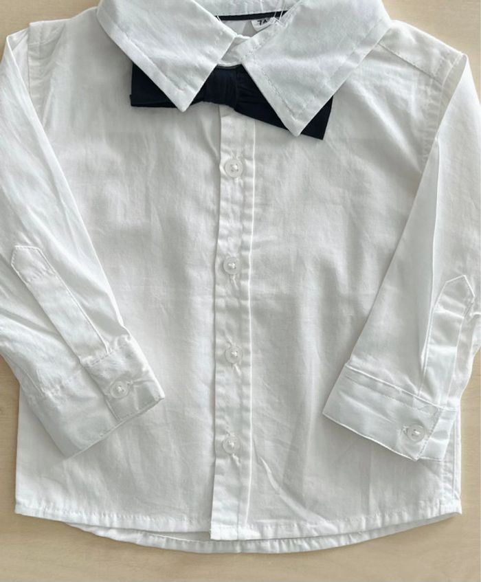 Chemise garçon taille  6-9 mois en 74 cm - photo numéro 4