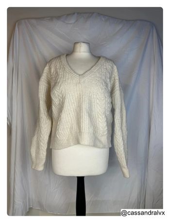 Pull blanc crème - Sud Express