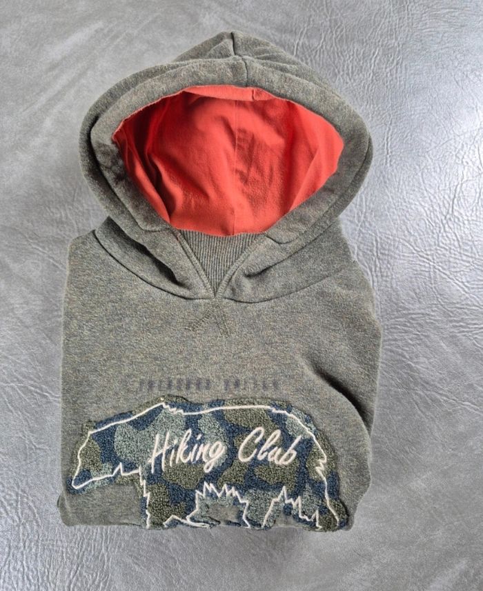 Pull vert forêt à capuche Tape à l’Œil 6 ans A60⁹ - photo numéro 3