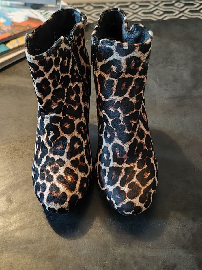Bottines très mode leopard - photo numéro 2