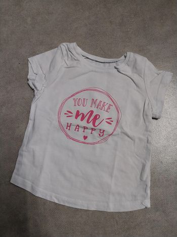 tee shirt fille 18 mois