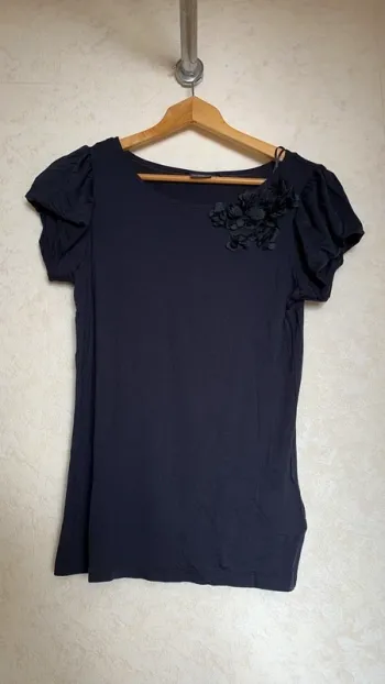 Tee-shirt bleu marine 38/40