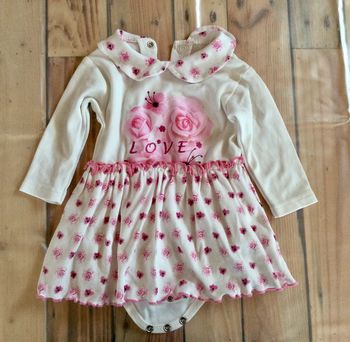 Robe avec bodie compris - 9 mois