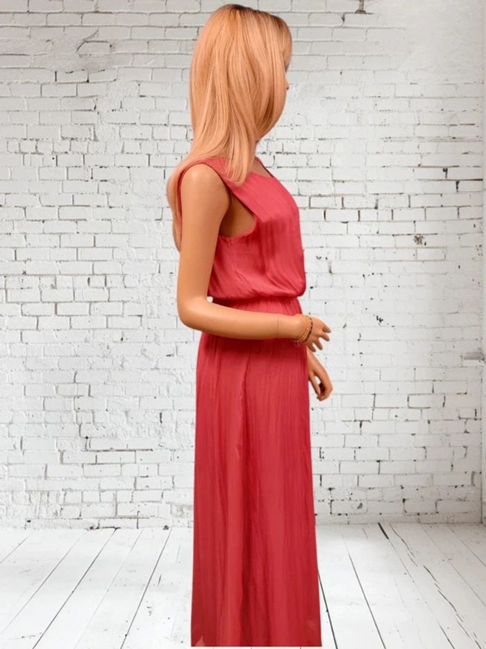 La fée maraboutée robe longue en soie * taille 42 * - photo numéro 2