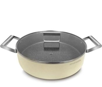 faitout 24 cm avec couvercle 
tous feux dont induction plus four.
