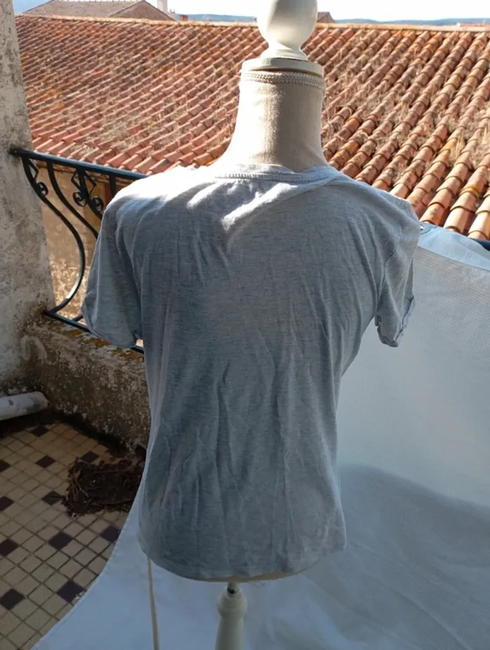 T-shirt gris Cache Cache - Appelez-moi Madame taille l - photo numéro 2
