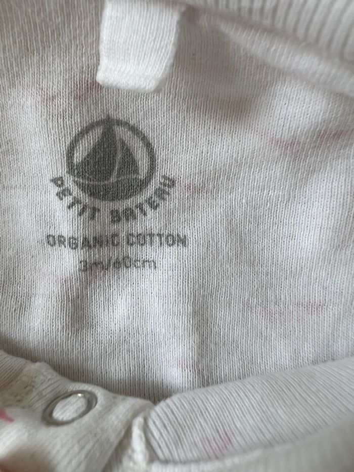 Jolie grenouillère flamants roses Petit Bateau 3 mois TBE - photo numéro 4