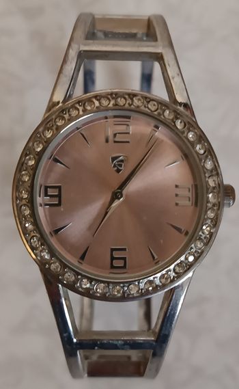 Montre Etanche 5 Bar Auriol Femme bracelet inox pour poignet dès 4,5cm diamètre