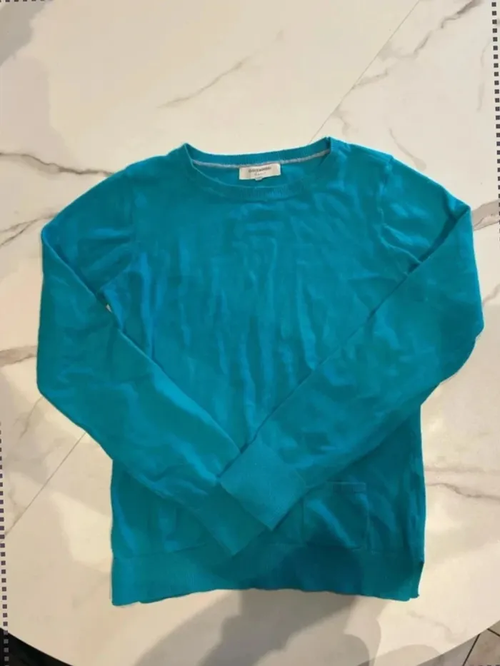 Pull en maille bleu - Clockhouse - Taille S