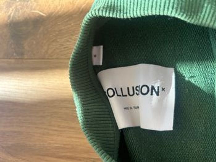 Pull collusion vert taille M - photo numéro 3