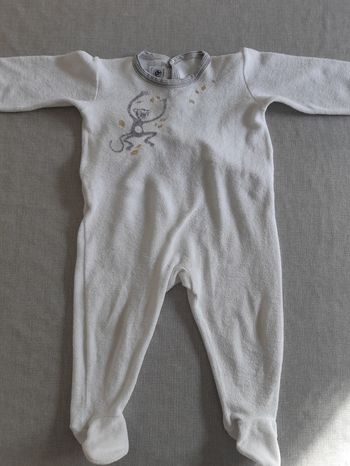 Pyjama éponge Petit bateau mixte 18 mois TBE