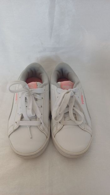 Baskets à lacets  blanches Puma