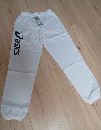 Pantalon jogging homme sport Asics blanc neuf