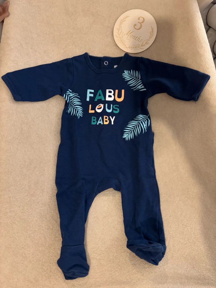 Lot 3 pyjamas fin / été 3 mois - photo numéro 3