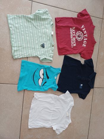 Lot tee-shirts 2 ans 