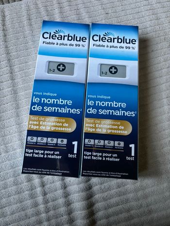 Test de grossesse  digitaux clearblue