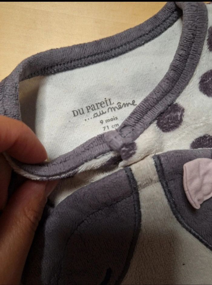 Pyjama pour fille taille 9mois marque du pareil au même très bon état - photo numéro 7