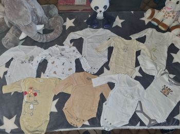 Lot de bodies manches longues