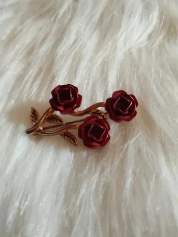 💎 Broche Roses Rouges 💎