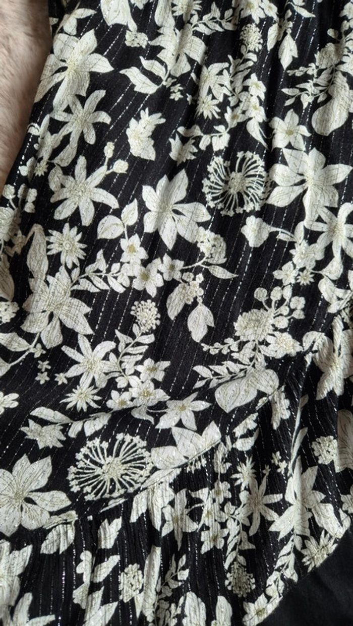 Robe porte feuille longue chic à fleurs GOA 🌺 Taille M - photo numéro 2
