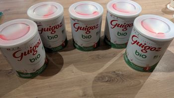 Lot de 5 boîtes Guigoz Bio 1