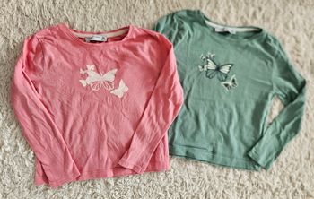 Lot 2 T-shirt manches 4 ans 