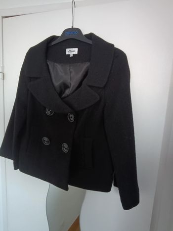 Veste courte noire chaude T38/40