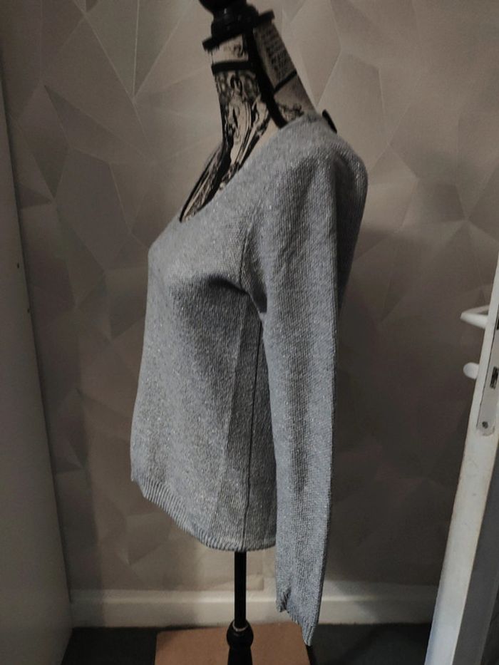 Pull gris - photo numéro 2