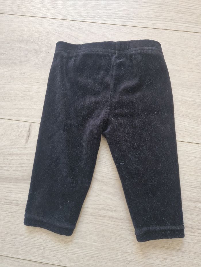 Pantalon en velours noir bébé 6 mois - photo numéro 2