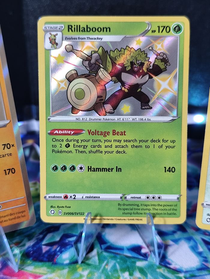 Lot de 4 cartes Pokémon Shiny neuve 🇨🇵 Série Destinée de Paldéa et destinée radieuse - photo numéro 4