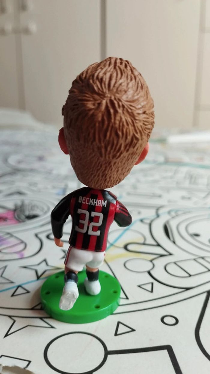 Petite figurine foot neuve David Beckham Milan AC - photo numéro 2