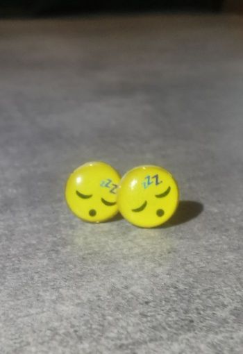Boucles d'oreilles smiley
