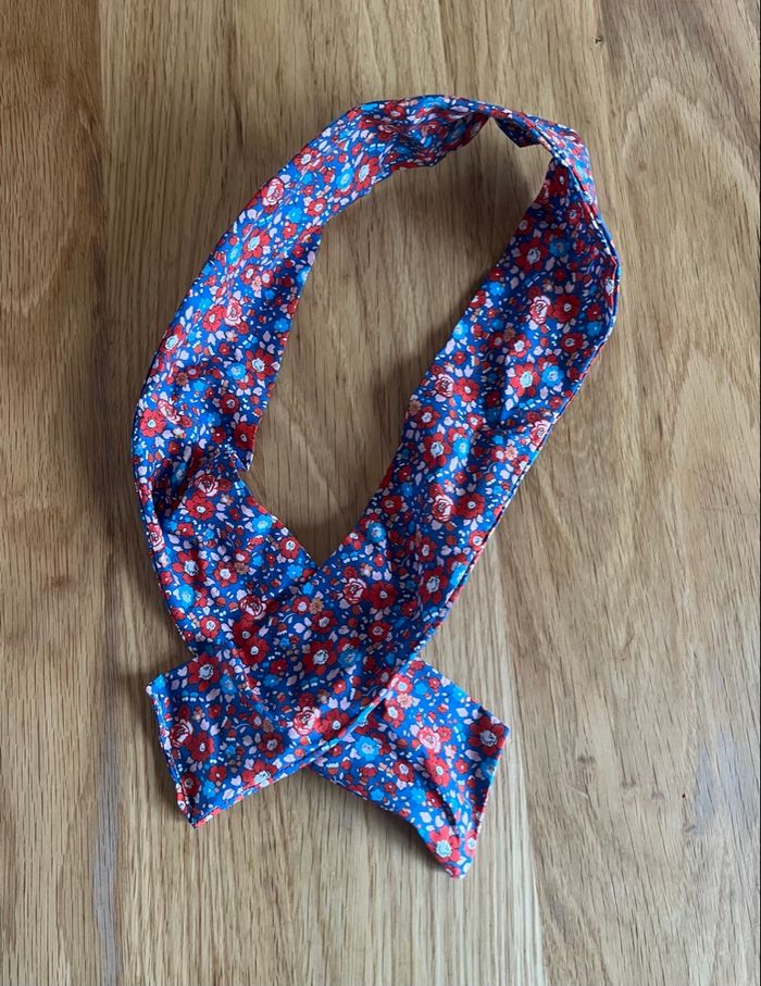 Head band en liberty accessoires pour cheveux vintage - photo numéro 2