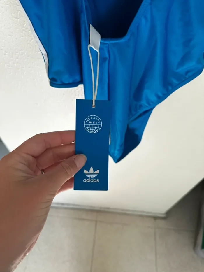 Maillot de bain piscine bleu - Adidas - photo numéro 3