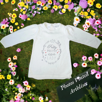 T-shirt Pretty Little Lady 18 mois TBE (1€)