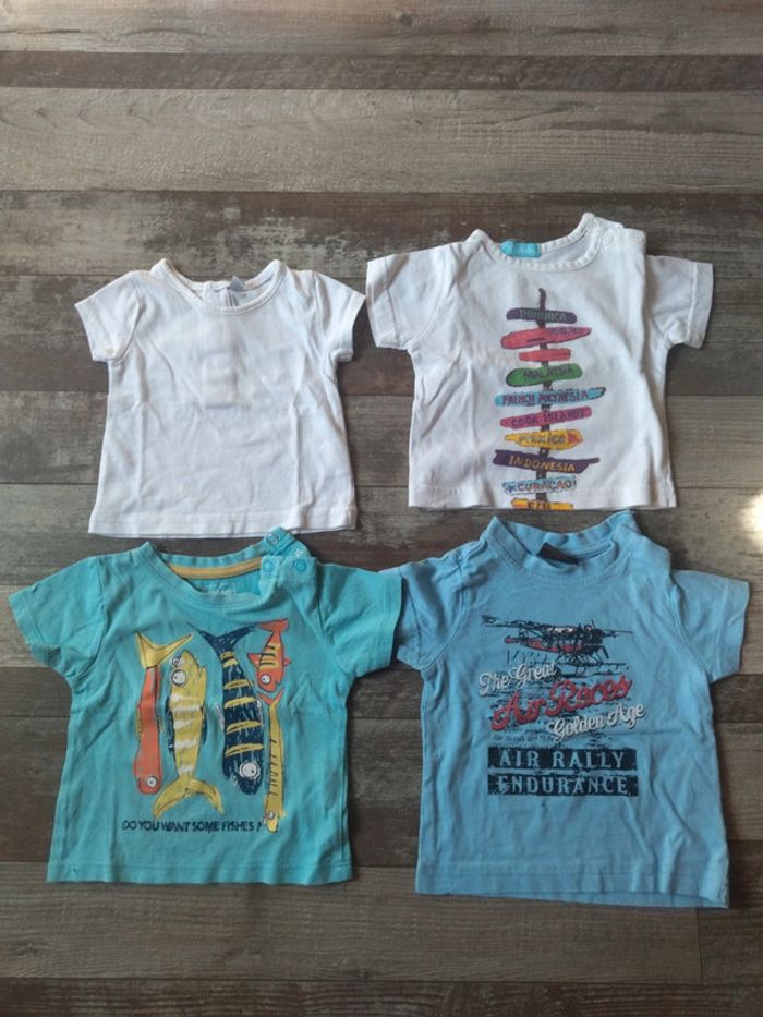 Lot tee shirt garçon 3 mois