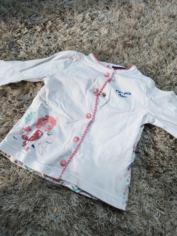 Gilet léger à pression fille 6 mois sergent major