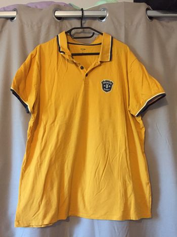 Polo homme jaune/moutarde